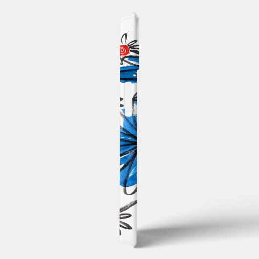 青お洒落と白 Case-Mate iPhoneケース (裏面 / 右)