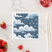 青お洒落天体 スタンダードカクテルナプキン (インサイチュ)