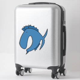 青お洒落魚 シール