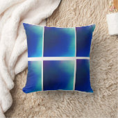 青からターコイズ装飾用クッション クッション (ブランケット)