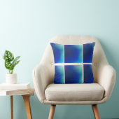 青からターコイズ装飾用クッション クッション (椅子)