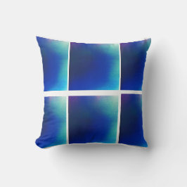 青からターコイズ装飾用クッション クッション