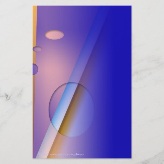 青からボルト – 1 便箋 (正面)