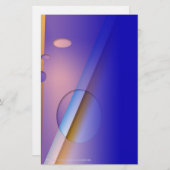 青からボルト – 1 便箋 (正面/裏面)