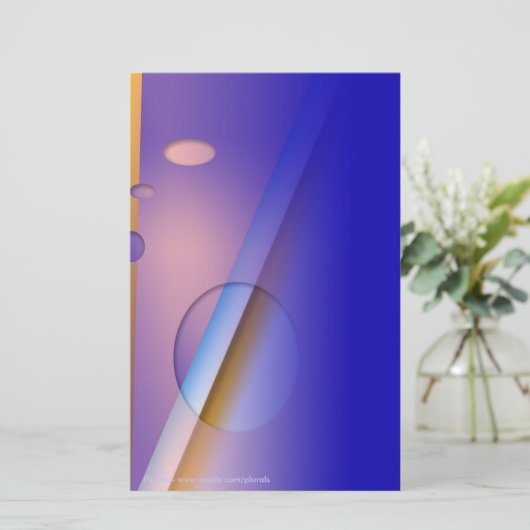 青からボルト – 1 便箋 (スタンド正面)