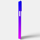 青からマゼンタの鮮やかなグラデーション Case-Mate iPhoneケース (裏面 / 右)