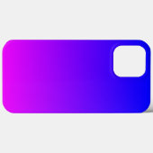 青からマゼンタの鮮やかなグラデーション Case-Mate iPhoneケース (裏面 (横))