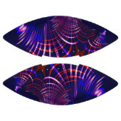 青から尖った曲線赤と白。ライラック? アメリカンフットボール (パネル)