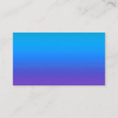 青から紫のグラデーションの名刺 名刺 (裏面)