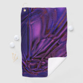 青から紫の色あせたテクスチャとデジタルスクラッチ ゴルフタオル (インサイチュ)