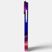 青から銅の円王室の形と曲線 Case-Mate iPhoneケース (裏面 / 左)