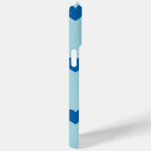 青かわいいシンプルハートパターン Case-Mate iPhoneケース (裏面 / 右)