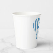 青かわいいホットエアバルーンOh男の子ベビーシャワー 紙コップ (右)