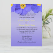 青かわいらしい庭の花クリスチャン、宗教的 招待状 (スタンド正面)