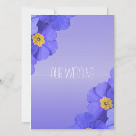 青かわいらしい庭の花クリスチャン、宗教的 招待状