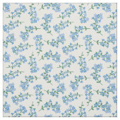 青かわいらしい忘れMe Not Pattern ファブリック (見本)