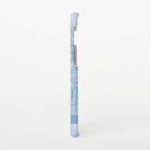 青かわいらしい聖蓮花曼荼羅 SAMSUNG GALAXYケース (左側)