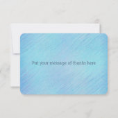 青かわいらしで サンキューカード (裏面)