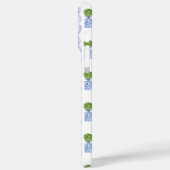 青かわいらしと白のChinoiserieトピアリー Case-Mate iPhoneケース (裏面 / 左)