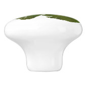 青かわいらしと緑のウサギ セラミックノブ (側面)