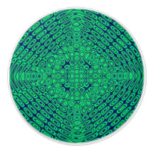 青かわいらしと緑の抽象芸術