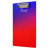 青かわいらしと赤グラデーション クリップボード (左)