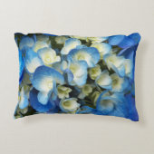 青かわいらしアジサイフローラ アクセントクッション (裏面)