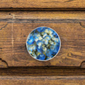 青かわいらしアジサイフローラ セラミックノブ