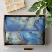 青かわいらしアジサイフローラ 薄葉紙 (ギフト)