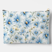 青かわいらしデイジー アクセサリーポーチ (裏面)