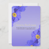 青かわいらし園エレガント花卒業式 招待状 (裏面)