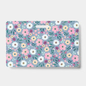 青かわいらし桃花植物園 バッジ (裏面)