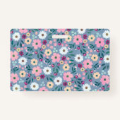 青かわいらし桃花植物園 バッジ (正面)