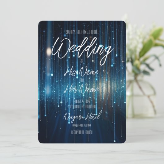 青かわいらし流星群 招待状 (スタンド正面)