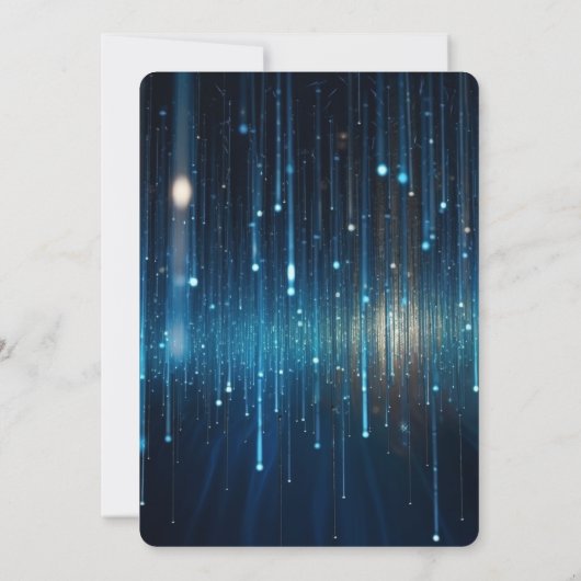 青かわいらし流星群 招待状 (裏面)