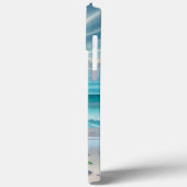 青かわいらし海波と海ガラス Case-Mate iPhoneケース (裏面 / 左)