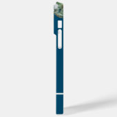 青かわいらし熱帯鳥フローラブーケ Case-Mate iPhoneケース (裏面 / 左)