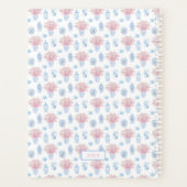 青かわいらし白とピンクのジンジャージャールホームスクール プランナー手帳 (裏面)