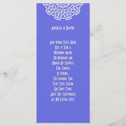 青かわいらし白パタレースのようーン プログラム (正面)