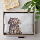 青かわいらし系航海のデザイン10 薄葉紙 (ギフト)