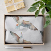 青かわいらし系航海のデザイン4 薄葉紙 (ギフト)