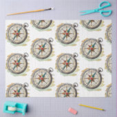 青かわいらし系航海のデザイン7 薄葉紙 (クラフト)