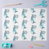 青かわいらし系航海のデザイン8 薄葉紙 (クラフト)