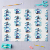 青かわいらし系航海のデザイン9 薄葉紙 (クラフト)