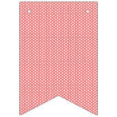 青かわいらし色と珊瑚結婚模様 バンティングフラッグ (第2の旗)