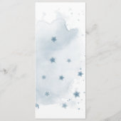 青かわいらし色の白い結婚花 メニュー (裏面)