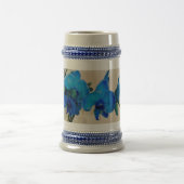 青かわいらし色 ビールジョッキ (中央)