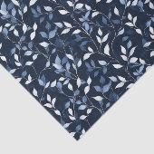 青かわいらし花模様切り離し 薄葉紙 (詳細)