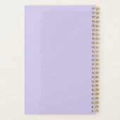 青かわいらし花 プランナー手帳 (裏面)