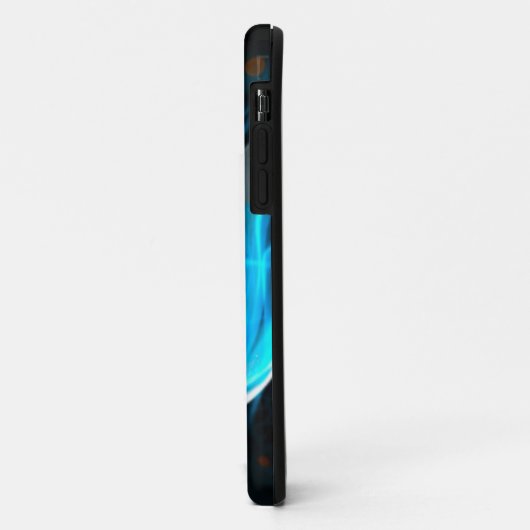 青かわいらし蓮花 Case-Mate iPhoneケース (裏面/左)